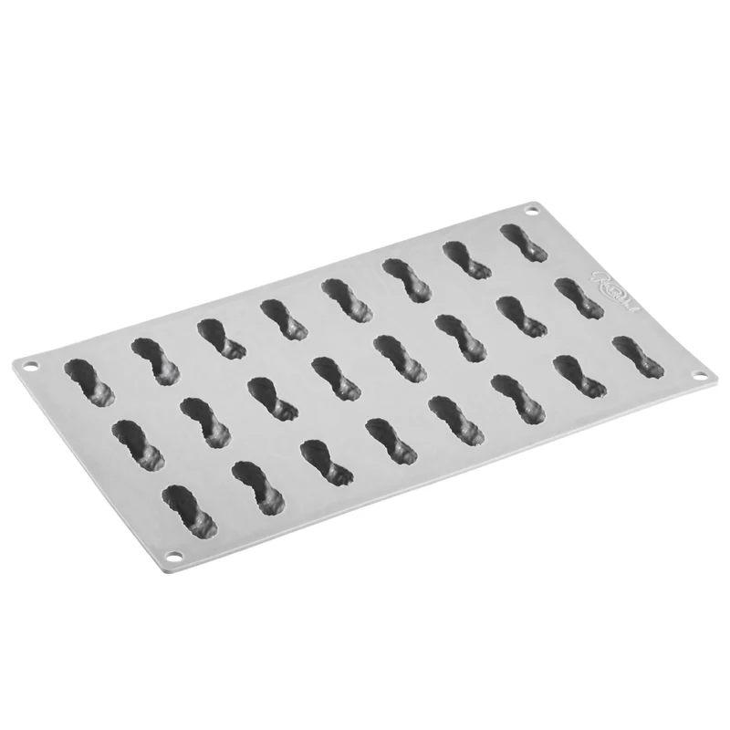 PAVONI - MOULE TROMPE L'OEIL 300 x 175MM - CACAHUETE - 47 x 19MM HT 16MM 7ML - 24 EMPREINTES