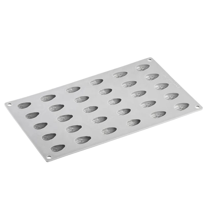 PAVONI - TROMPE L'OEIL MOLD 300 x 175MM - ALMOND - 34 x 21MM H 11MM 4ML - 30 CAVITIES