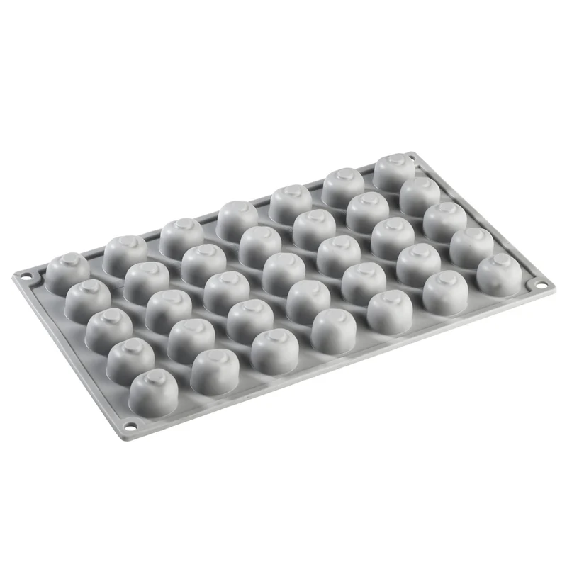 PAVONI - TROMPE L'OEIL MOLD 300 x 175MM - CHERRY - DIAM 26MM H 12MM 8ML - 35 CAVITIES