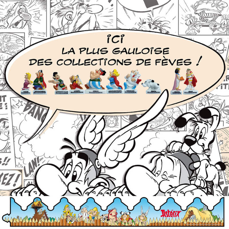 SANTONS 100PCS "ASTERIX EN AVANT LES GAULOIS" + COURONNES NEW 2027
