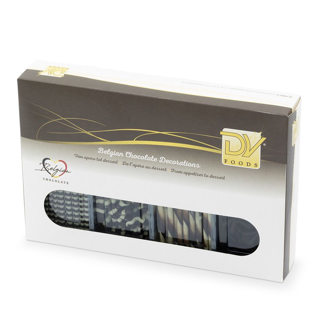 DV FOODS ASSORTIMENT 2 - CHOCOLADEDECORATIES 100STKS