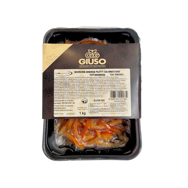GIUSO LANIERES D ORANGE CALIBREES 6X80MM 1KG