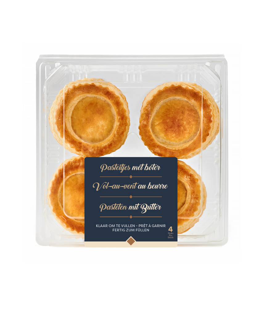 BOUVARD PRO BOTER VOL-AU-VENT 8CM 4ST