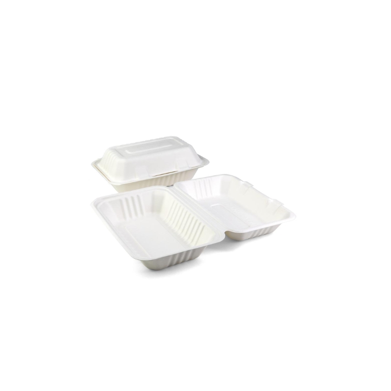 SIER BOITE RECTANGULAIRE 1 COMPARTIMENT SENZA CANNE A SUCRE 230X153XH80MM 40PCS 