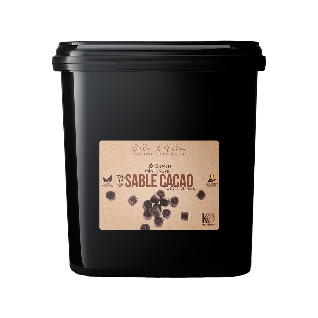 KKO MINI CRUNCH COCOA SHORTBREAD SEA SALT 2KG