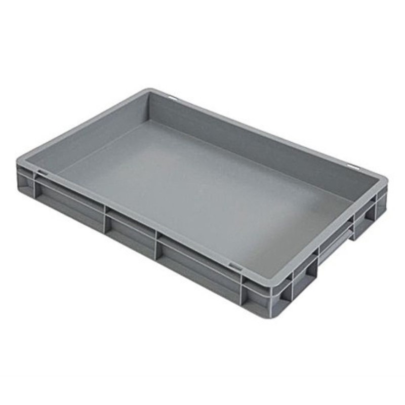 BAC EURONORM PLEIN GRIS 60 x 40CM HT 8CM 15L