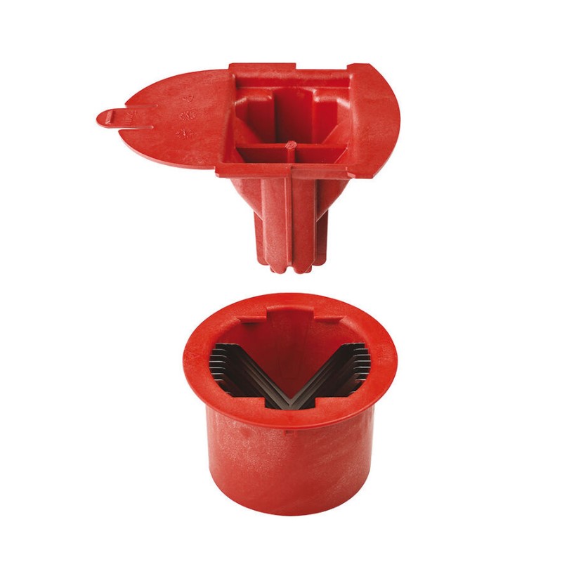 ACCESSOIRE COUPE-TOMATE RONDELLES LAME INOX EPAISSEUR 5MM POUR COUPE MANUEL AVEC TIGES ET POIGNEES HT 51CM 
