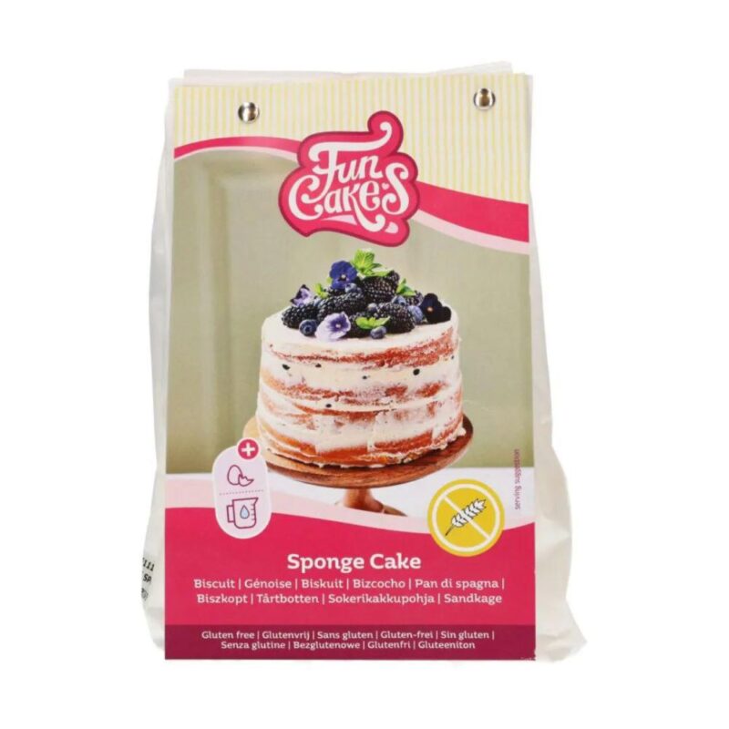 FUNCAKES PREPARATION POUR GENOISE SANS GLUTEN 400GR