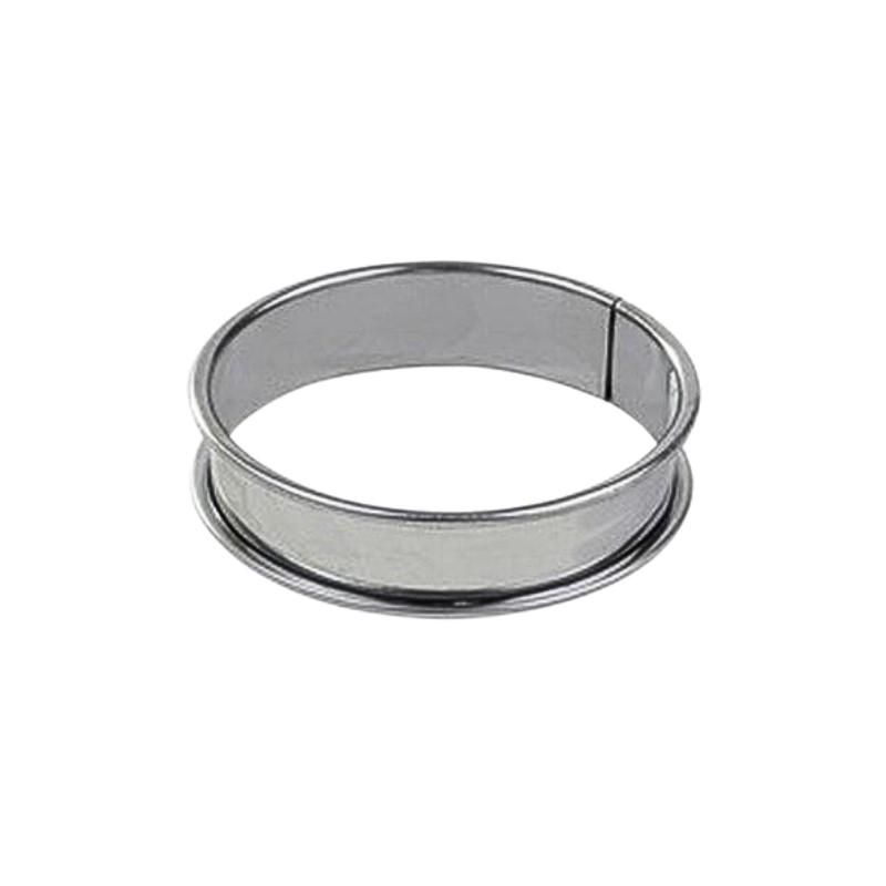 GOBEL - STAINLESS STEEL ROLLED EDGE RING DIAM. 9 CM H 2.7 CM