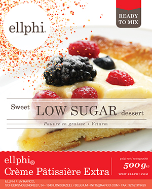 ELLPHI - MIX POUR CRÈME PÂTISSIÈRE À CHAUD 500GRS