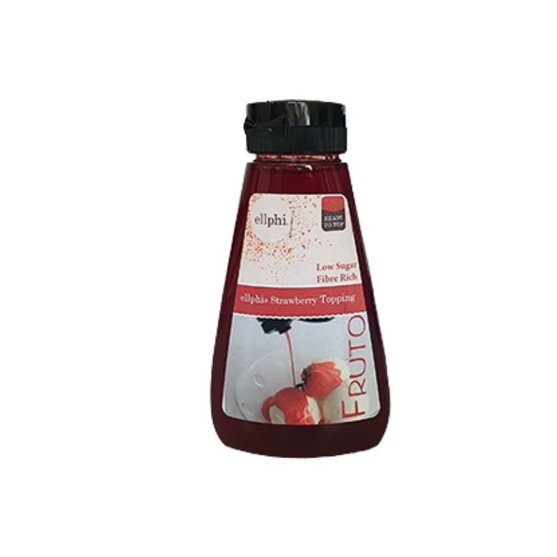 ELLPHI - SIROP DE FRAISE 250ML - ALLÉGÉ EN SUCRE