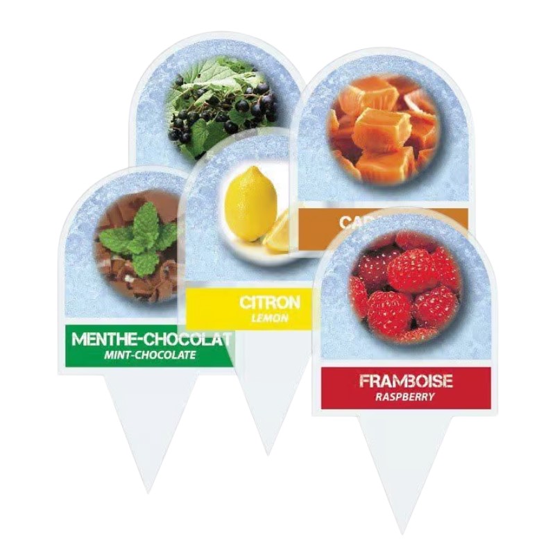 IJSPRIKKERS 22 SMAKEN + 2 NEUTRALE 6 x 10,5 CM - 24 STUKS