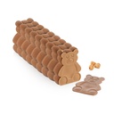 SILIKOMART - MOULE SILICONE BUCHE PELUCHE 1100 - 236 x 70MM HT 91MM + SCG068
