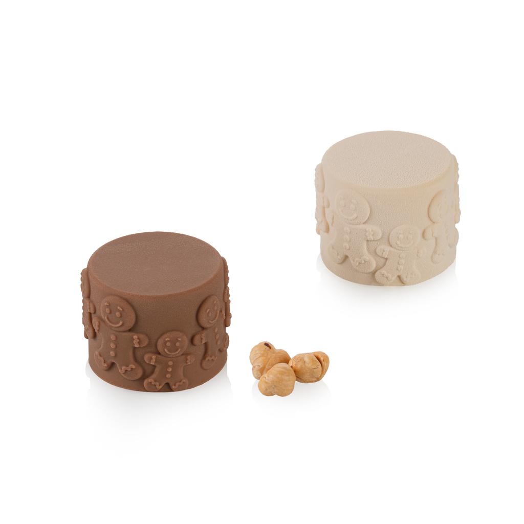 SILIKOMART GINGERMEN 115 N.8 MOULD - DIAM. 61 MM H 44 MM