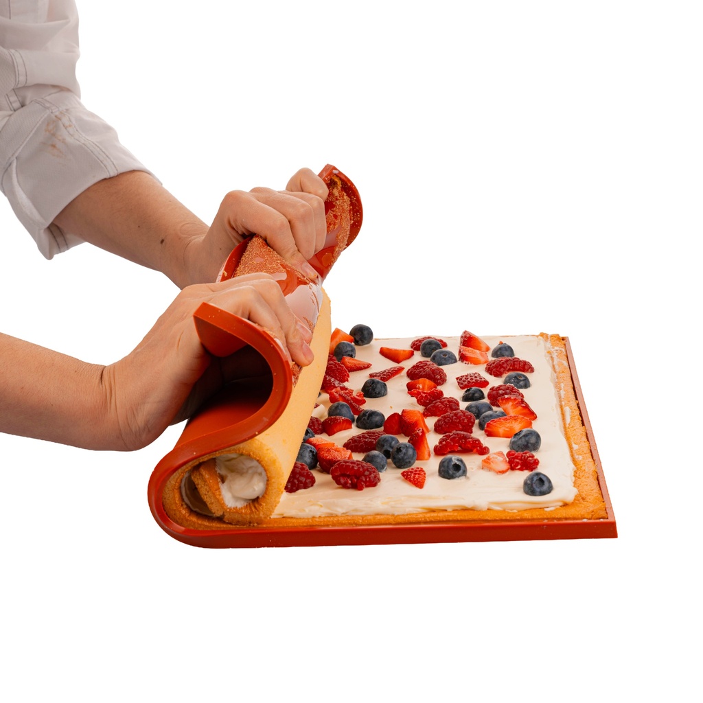 SILIKOMART - ROULADE 08 SILICONE MAT MOULD - GN 1/1 - 480 x 280 MM H 20 MM