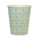 GOBELET AZULEJO BLEU EN CARTON 180ML 25 PCS