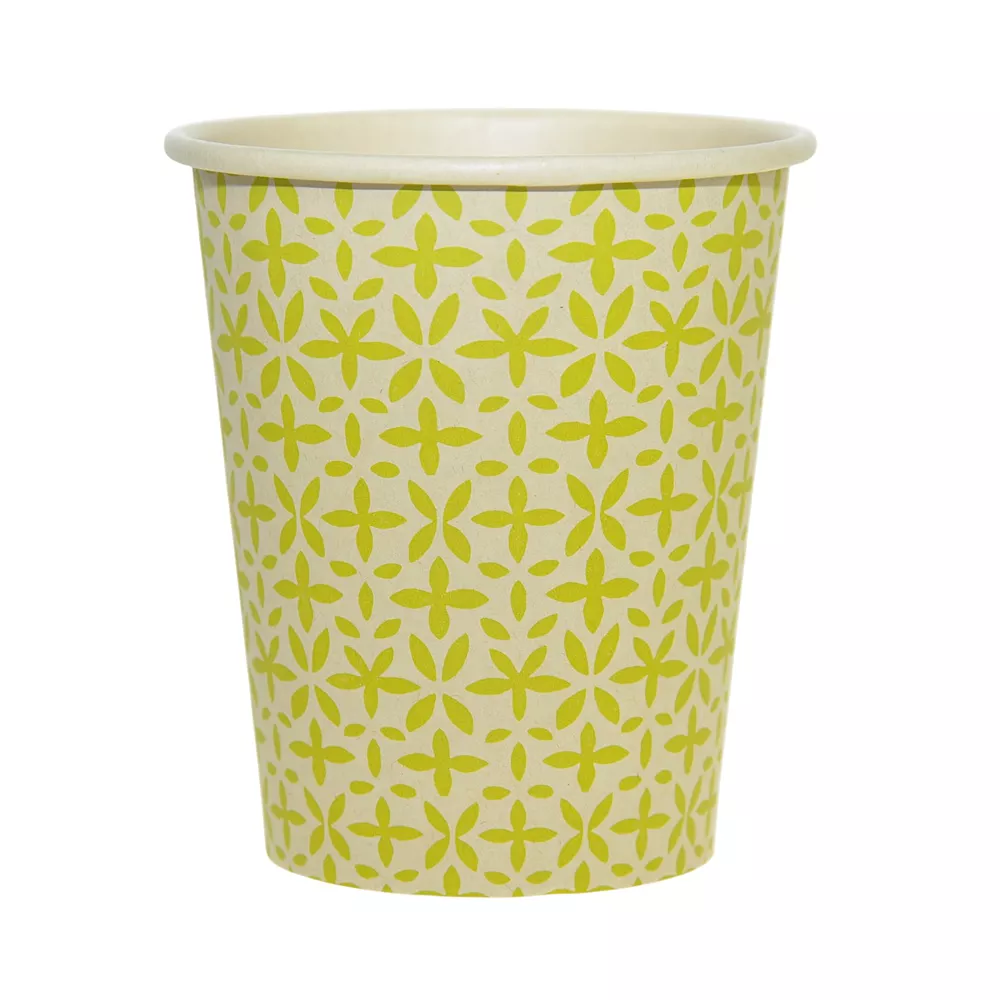 GOBELET AZULEJO VERT EN CARTON 250ML 25 PCS