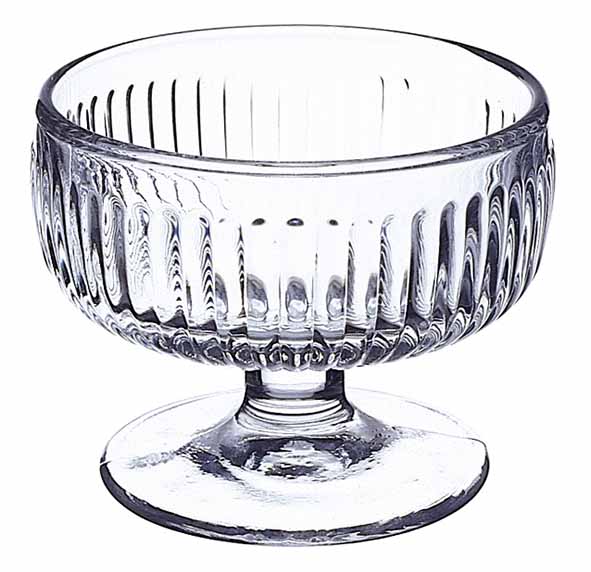 LA ROCHERE - TAHITI ICE CREAM CUP 23 CL TRANSPARENT DIAM. 10 CM H 8.2 CM SET OF 6