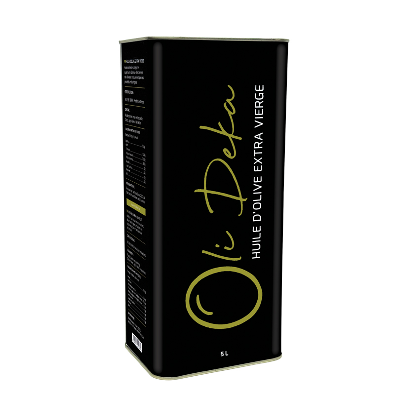 OLIDEKA - BIDON D'HUILE D'OLIVE EXTRA VIERGE BOUTEILLE 5L