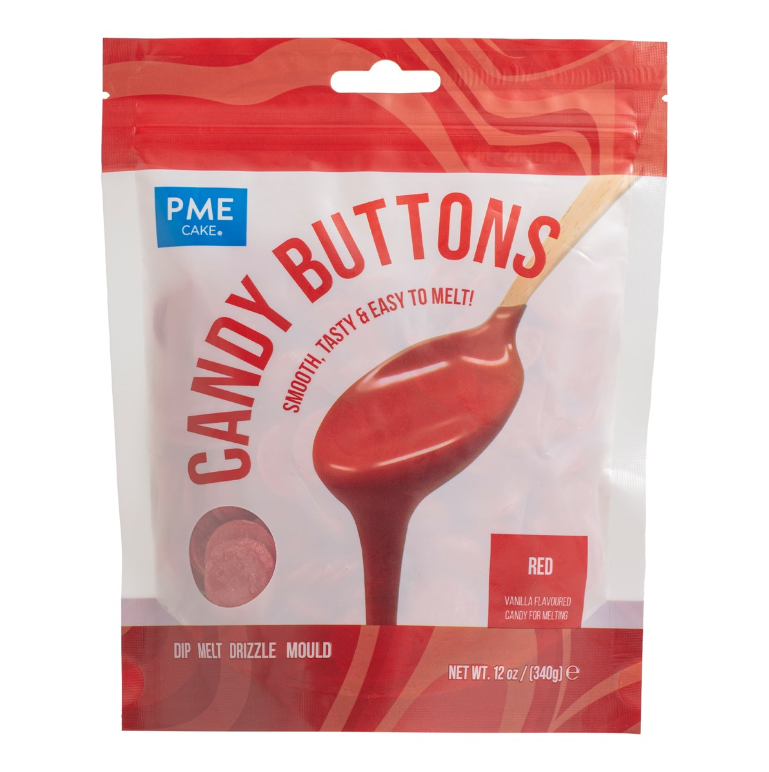 PME - CANDY BUTTONS - ROUGE 340GR