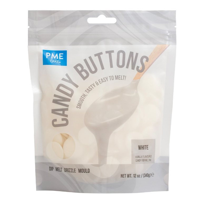 PME - CANDY BUTTONS - BLANC 340GR
