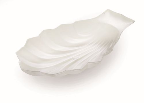 ALCAS - COUPE BANANA SPLIT BLANC SATIN 210 x 120CM HT 3CM 50PCS