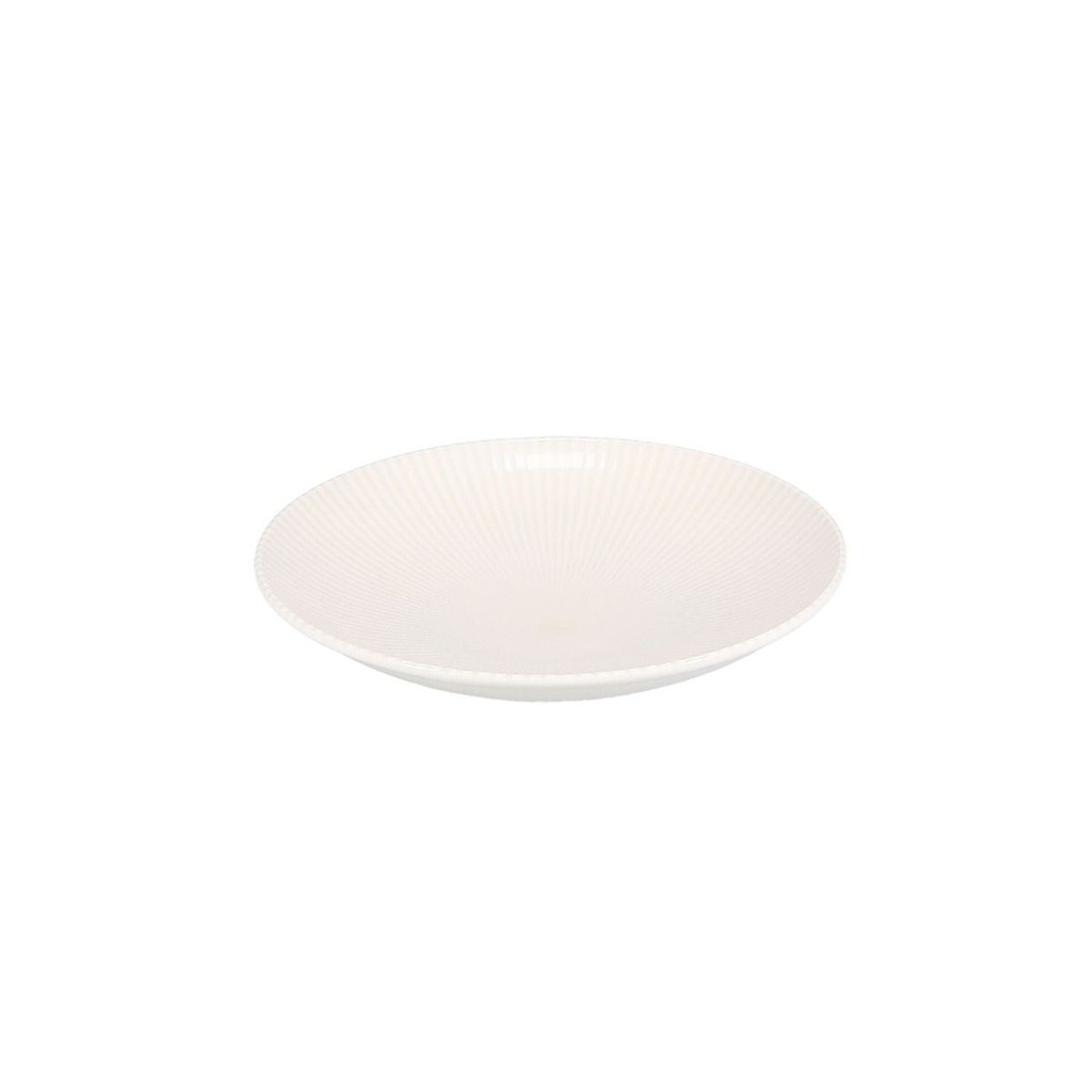 BONBISTRO SOLIS - DIEP BORD IN WIT PORSELEIN Ø25,5CM - H 4,5CM - 740538