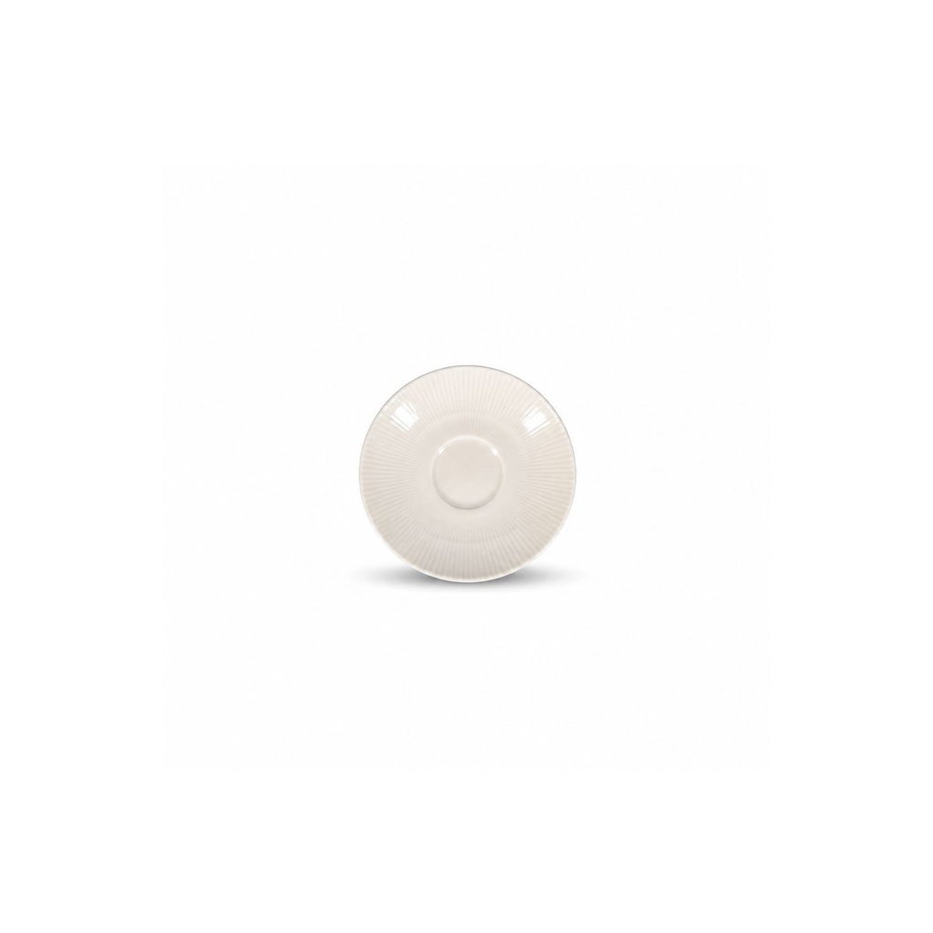 BONBISTRO SOLIS - SOUS-TASSE A MOKA EN PORCELAINE BLANCHE 11CM - 740540