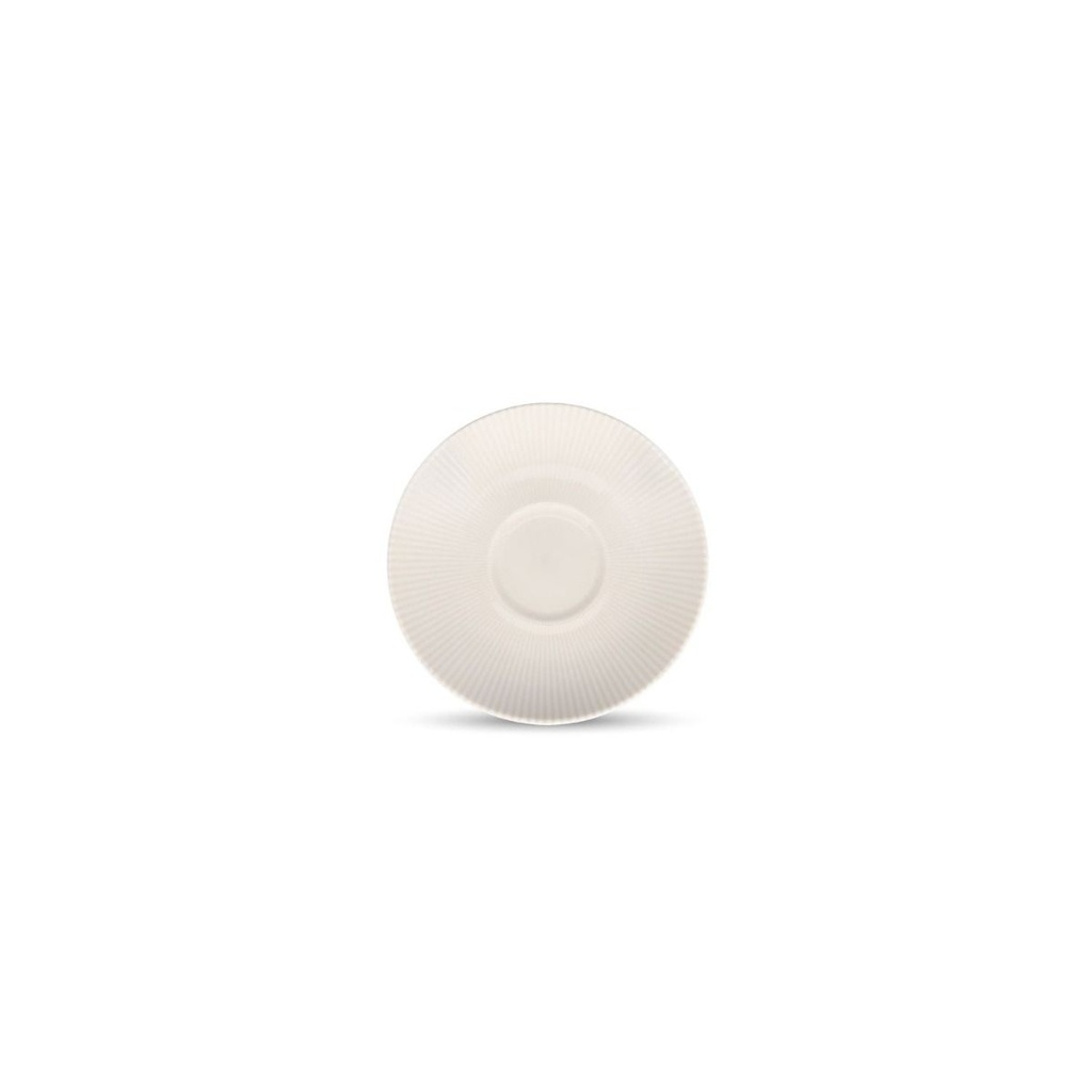 BONBISTRO SOLIS - SOUS TASSE BLANCHE EN PORCELAINE 14CM - 740542