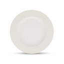 BONBISTRO SOLIS - ASSIETTE PLATE BLANCHE EN PORCELAINE 24,5 x 17CM - 740544