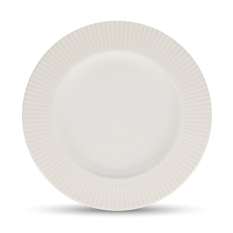 BONBISTRO SOLIS - WIT PORSELEINEN RECHTHOEKIG PLAT BORD 31 x 20,5 CM - 740546
