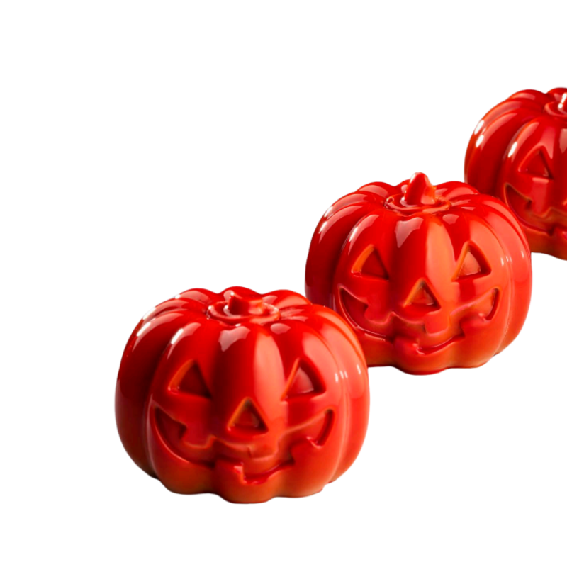 PAVOFLEX - MOULE TROMPE L'OEIL 400 x 300MM - CITROUILLE HALLOWEEN - 68 x 55MM 125ML - 15 EMPREINTES