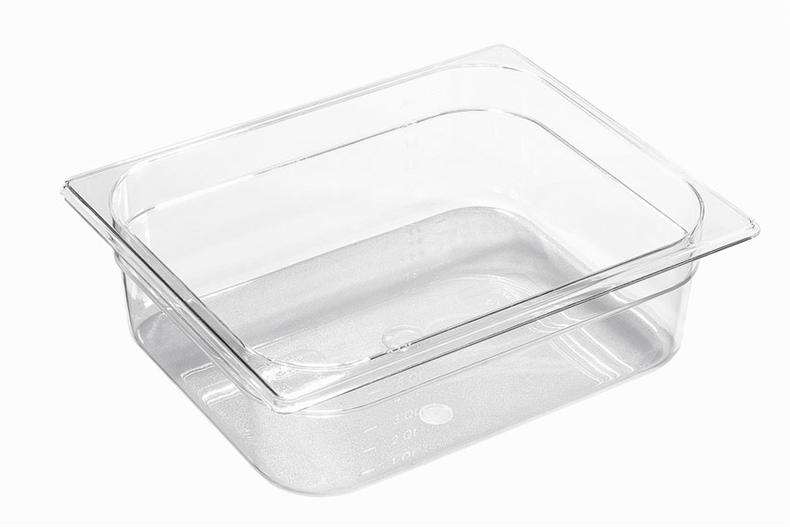 BAC TRANSPARENT "SAN" GN1/2-150 - 9L - 325x265MM
