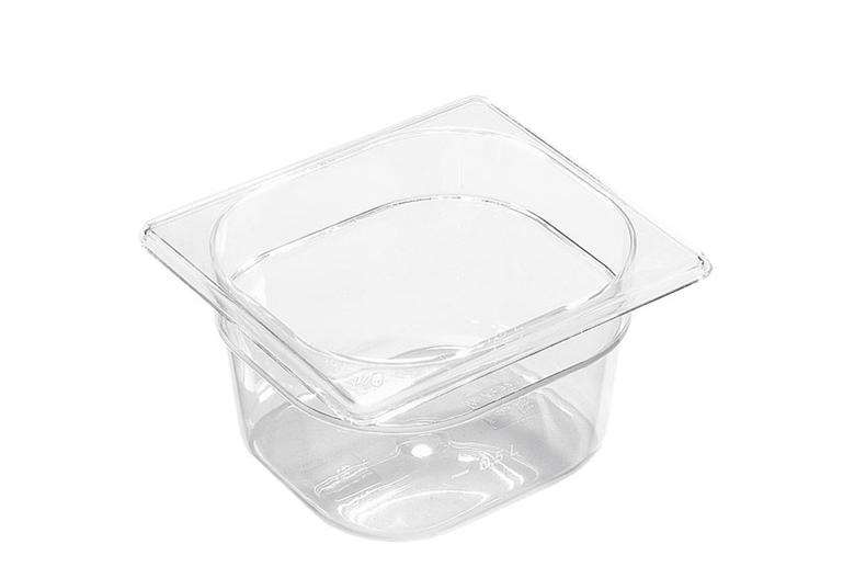 BAC TRANSPARENT "SAN" GN1/6-065 - 1L - 176x162MM