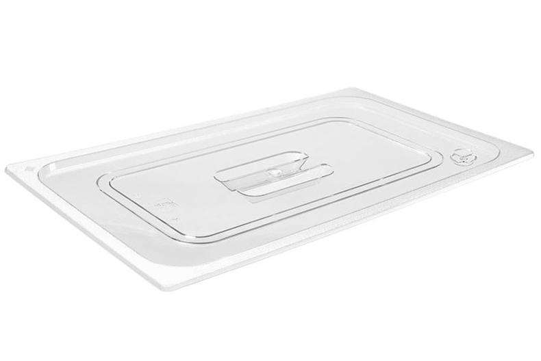COUVERCLE TRANSPARENT "SAN" GN2/1 - 650x530MM