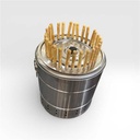 FUJI ROESTVRIJSTALEN BARBECUE VOOR 28 SPIEZEN Ø42CM