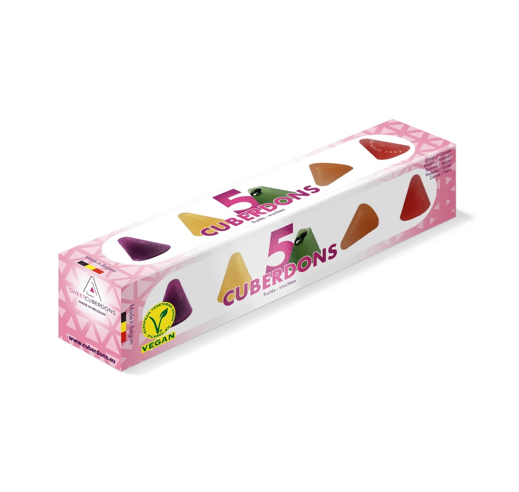 SWEET CUBERDONS ASSORTIS 5 PIECES