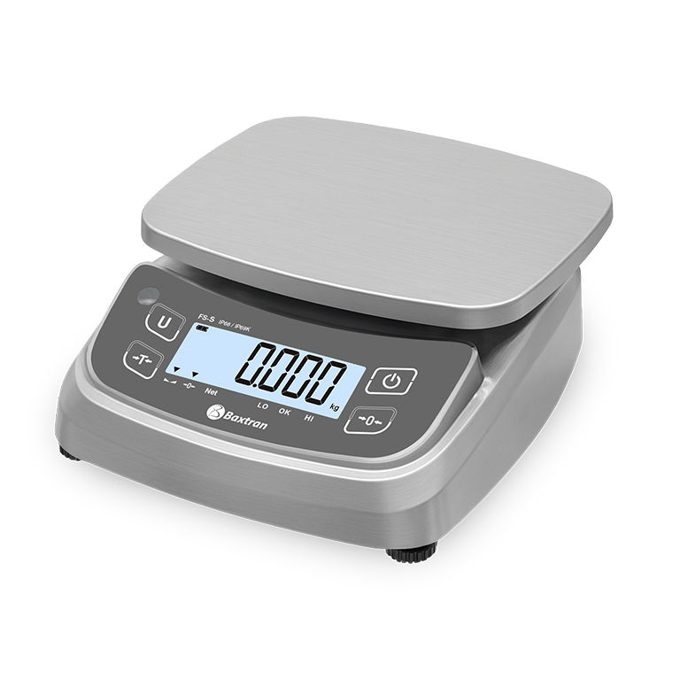 BAXTRAN - 15/30KG SCALE - 5/10G PRECISION - TRICOLOR DISPLAY - 23 × 19CM PLATFORM - IP68/IP69K WATERPROOF - REF. 261704
