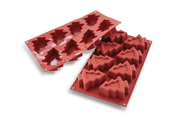 SILIKOMART SF108 VORM 8 DENENBOOM 83,5X68 HT 30,5MM 81ML ANTI-AANBAK GN1/3 -50° TOT 250°