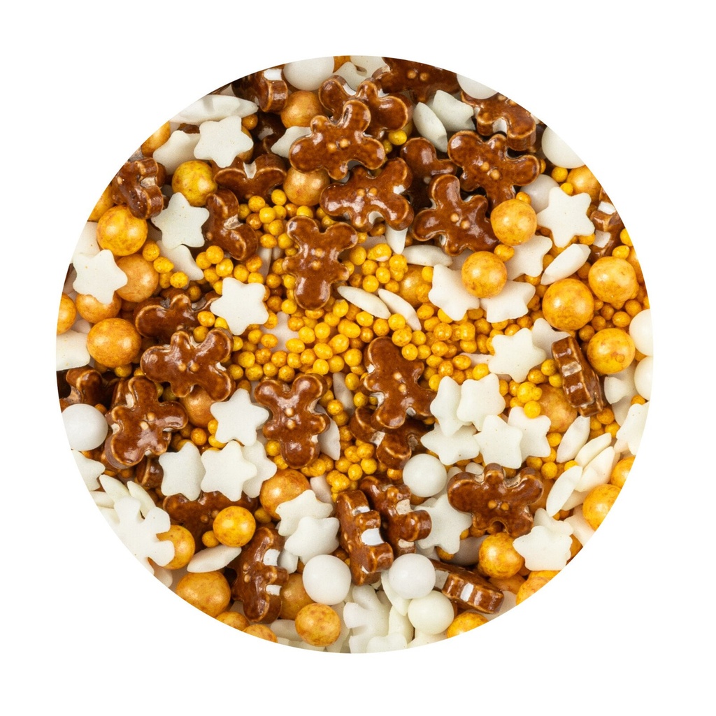 1061375 Mix gold white cookieman 500 g