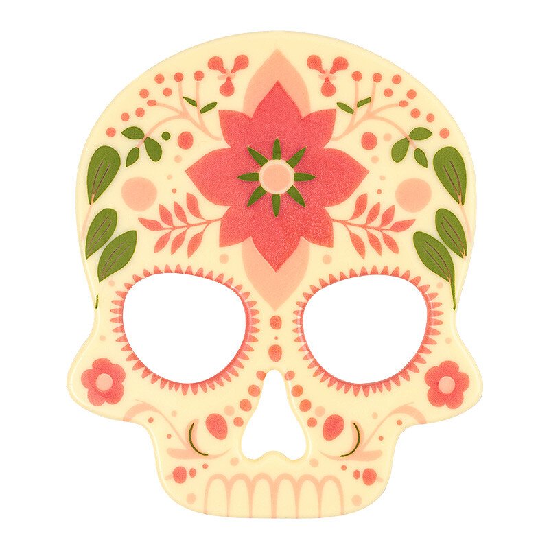 2091267 Dia de los Muertos Skull 11.5 × 13.5 cm 10 PCSS/CD