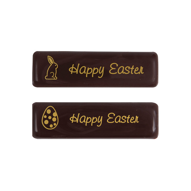 2069649 MINI HAPPY EASTER PLAAT 45X13MM 300 STUKS***S/DOOS***
