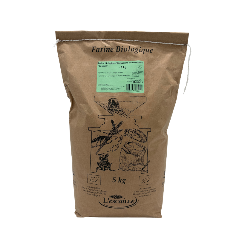 FERME L’ESCAILLE - ORGANIC BUCKWHEAT FLOUR - 5KG