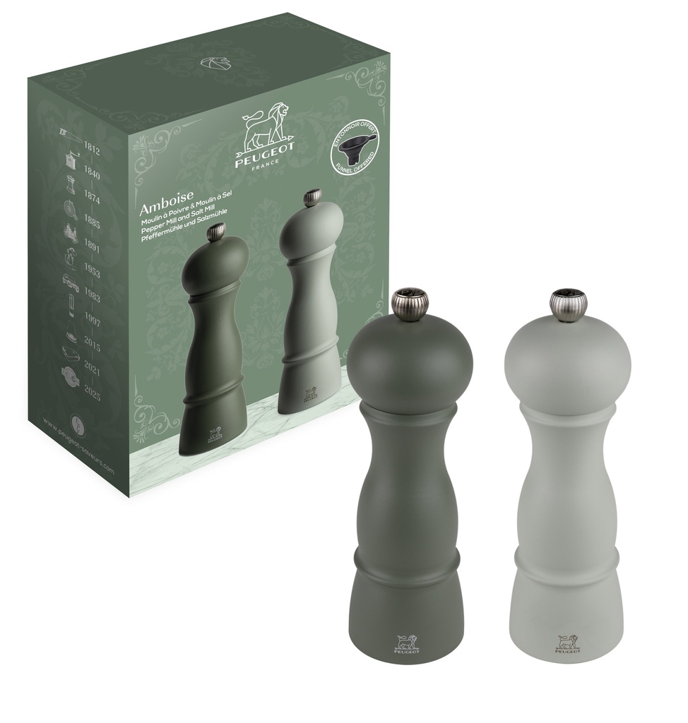 PEUGEOT - DUO MOULIN AMBOISE - MP + MS ZIRLION - 18 CM