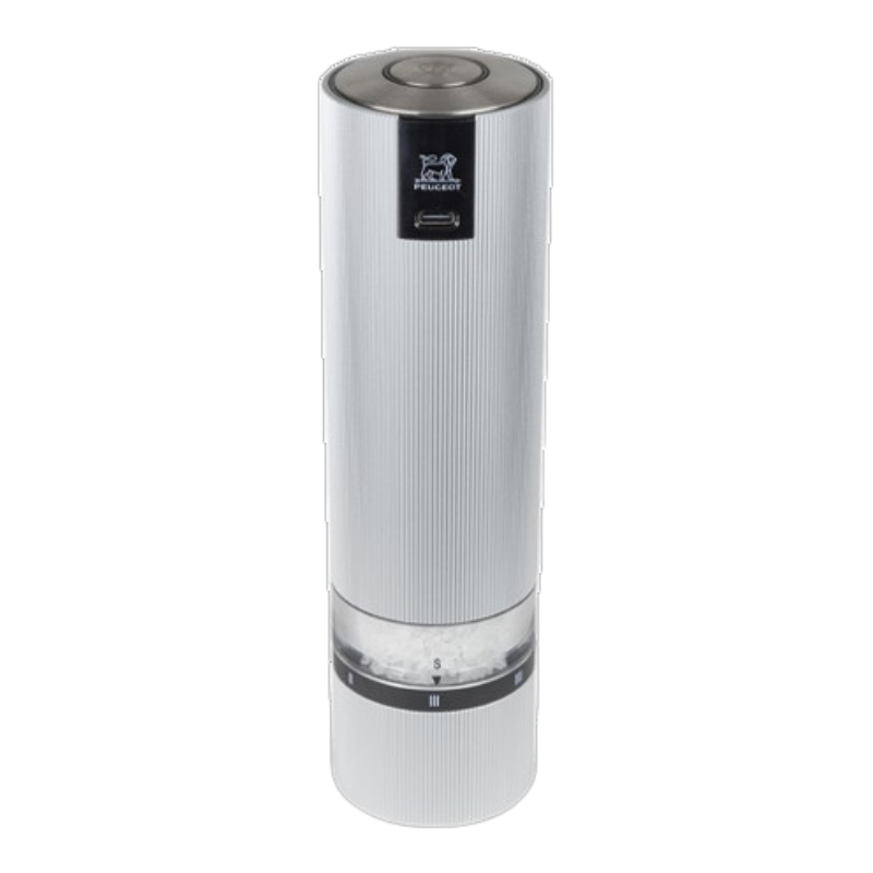 PEUGEOT - LINE SENSE ELEKTRISCHE MOLEN - ZOUT - 20CM - U'SELECT ZIRLION - ALUMINIUM