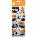 WILTON - TRANSPARANTE ZAKJES MET HALLOWEENMOTIEF - 10 × 5CM - H 24CM - 20STK.