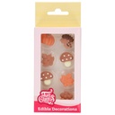 FUNCAKES - DÉCORATIONS EN SUCRE - AUTOMNE - Ø 2 CM - 8 PCS