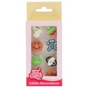 FUNCAKES - DÉCORATIONS EN SUCRE - HALLOWEEN - Ø 2 CM - 8 PCS