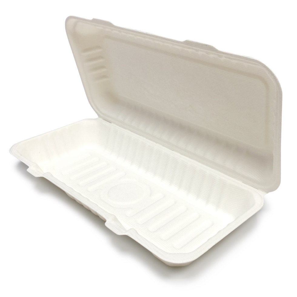 BOÎTE REFERMABLE EN PULPE - 324 x 153 MM - HT 60 MM - 800 ML - 50 PCS