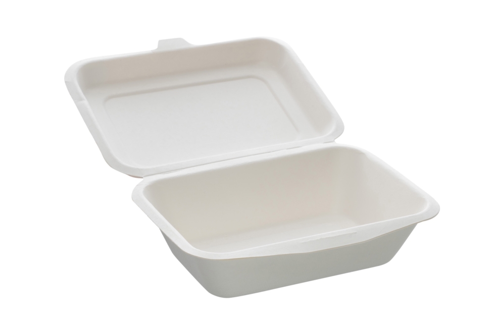 BOÎTE REFERMABLE EN PULPE - 179 x 134 MM - HT 65 MM - 600 ML - 50 PCS